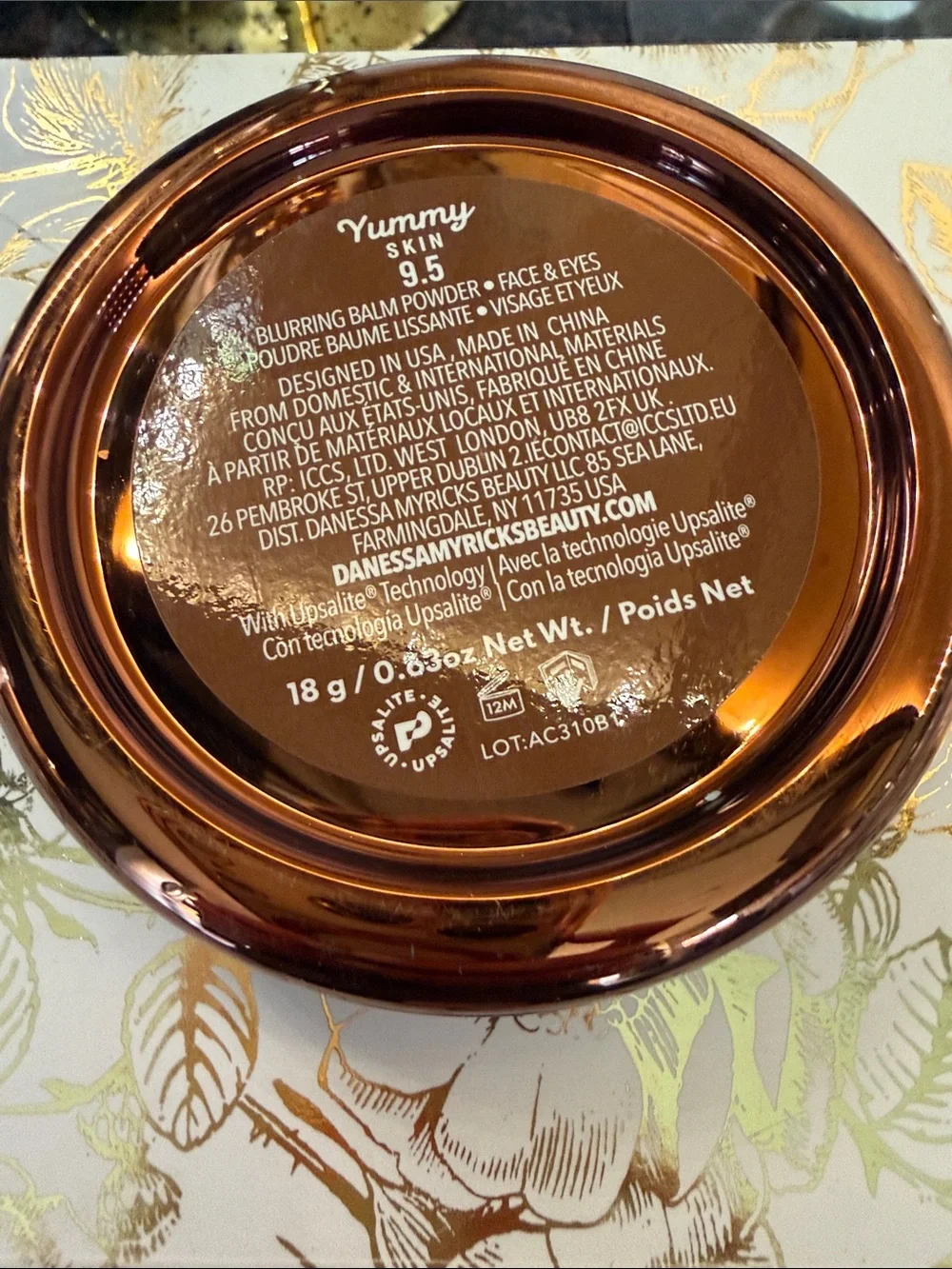 NEW Danessa Myricks Beauty Yummy Skin Blurring Balm Powder for Face 9.5